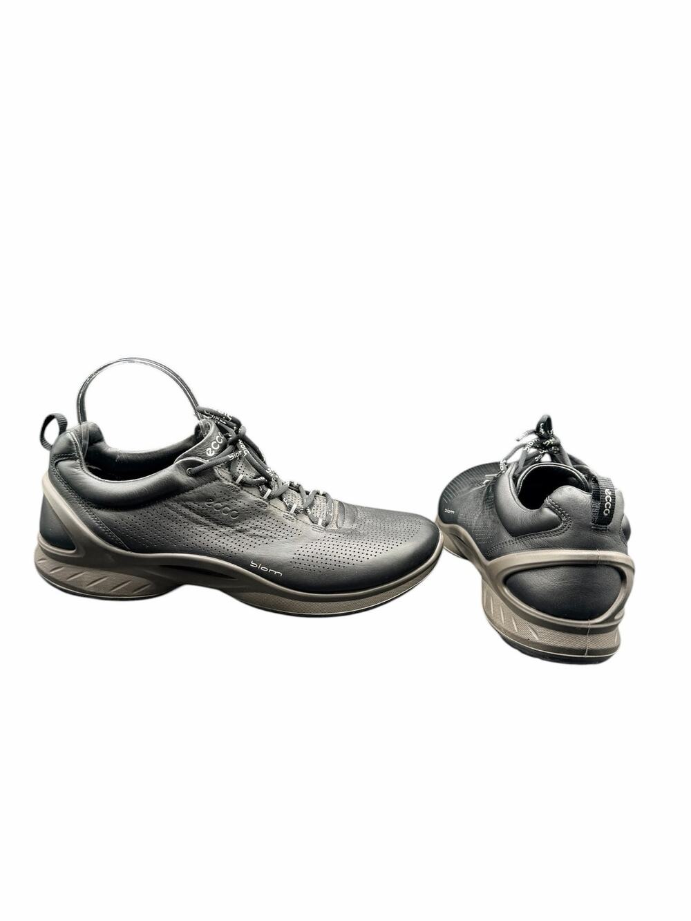 ECCO BIOM Black Leather Sneakers Men’s US 10 EU 44 Comfort